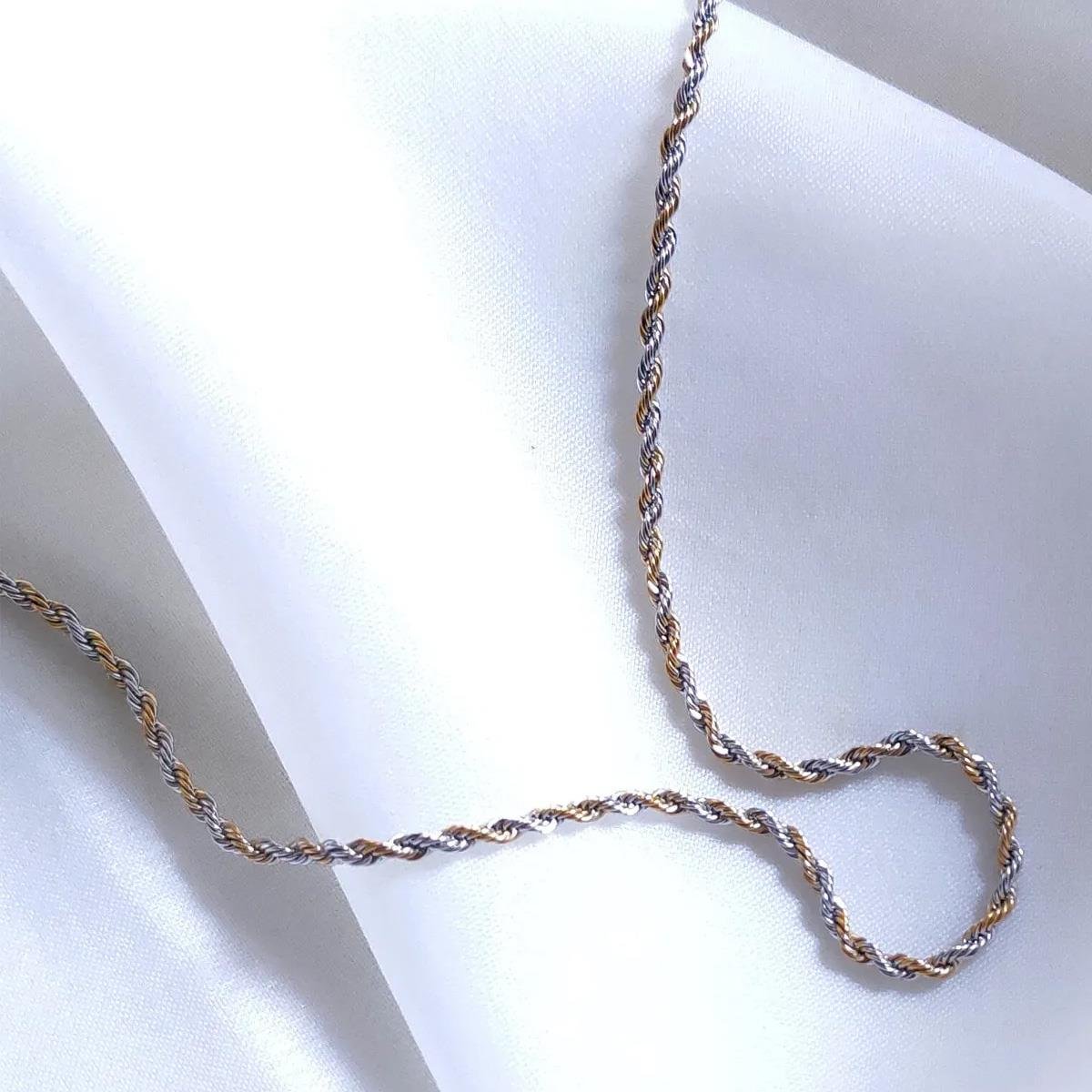 2 Renkli Burgu Çelik Zincir