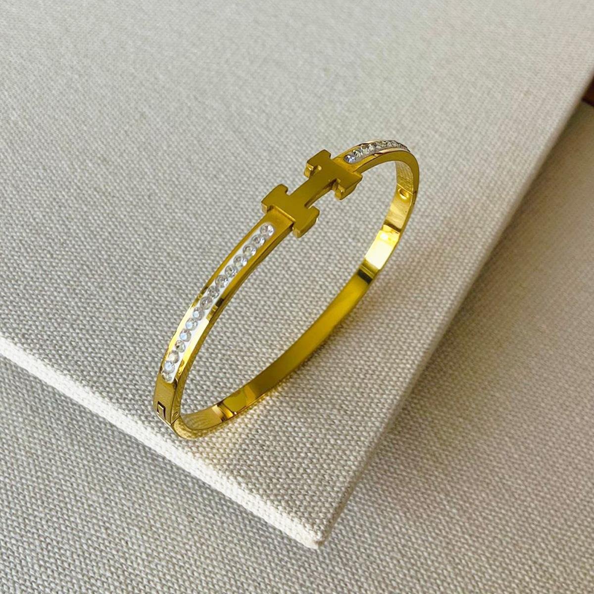 2'li Kelepçe Gold Kolye Set