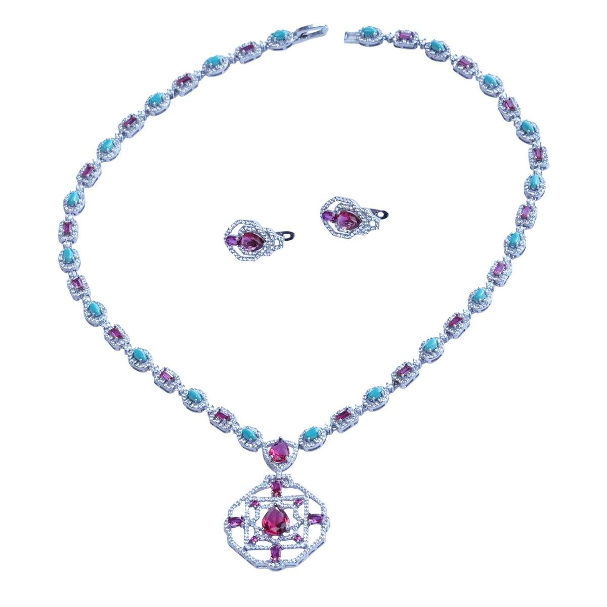 Aria Stone Serisi Gümüş Set