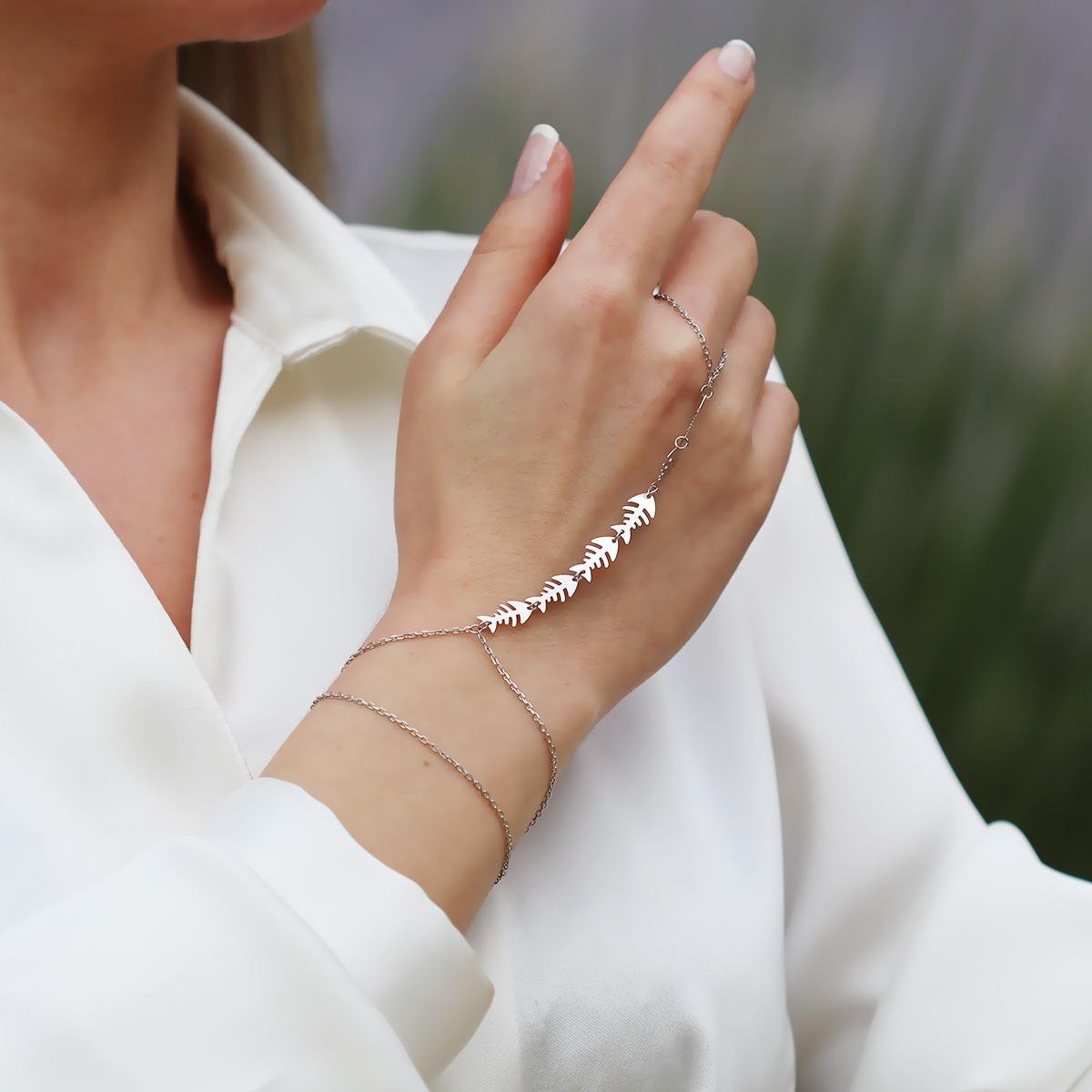 Balık Modeli Sıralı Gümüş Şahmeran