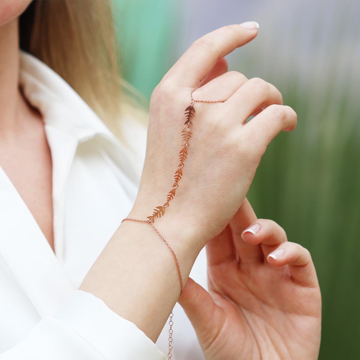 Balık Modeli Sıralı Gümüş Şahmeran