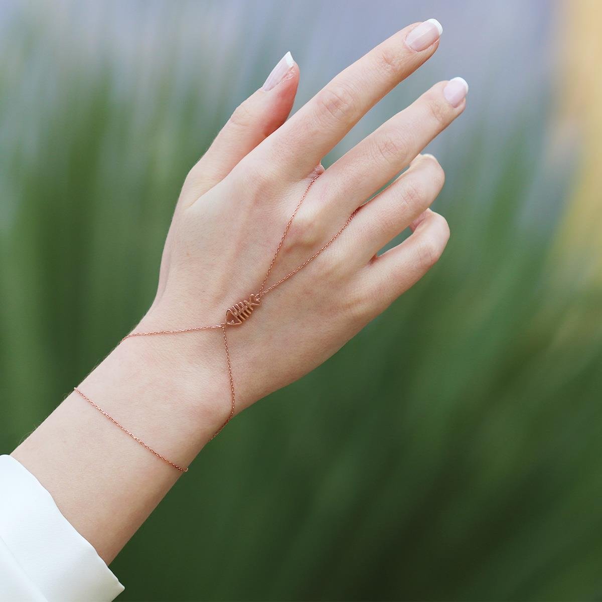 Balık Rose Gold Gümüş Şahmeran