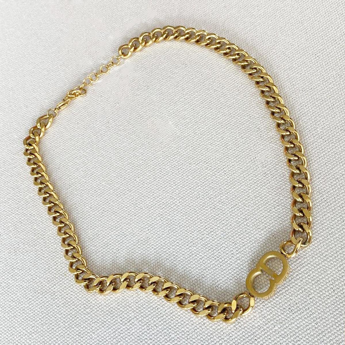 CD Gurmet Gold Çelik Kolye 