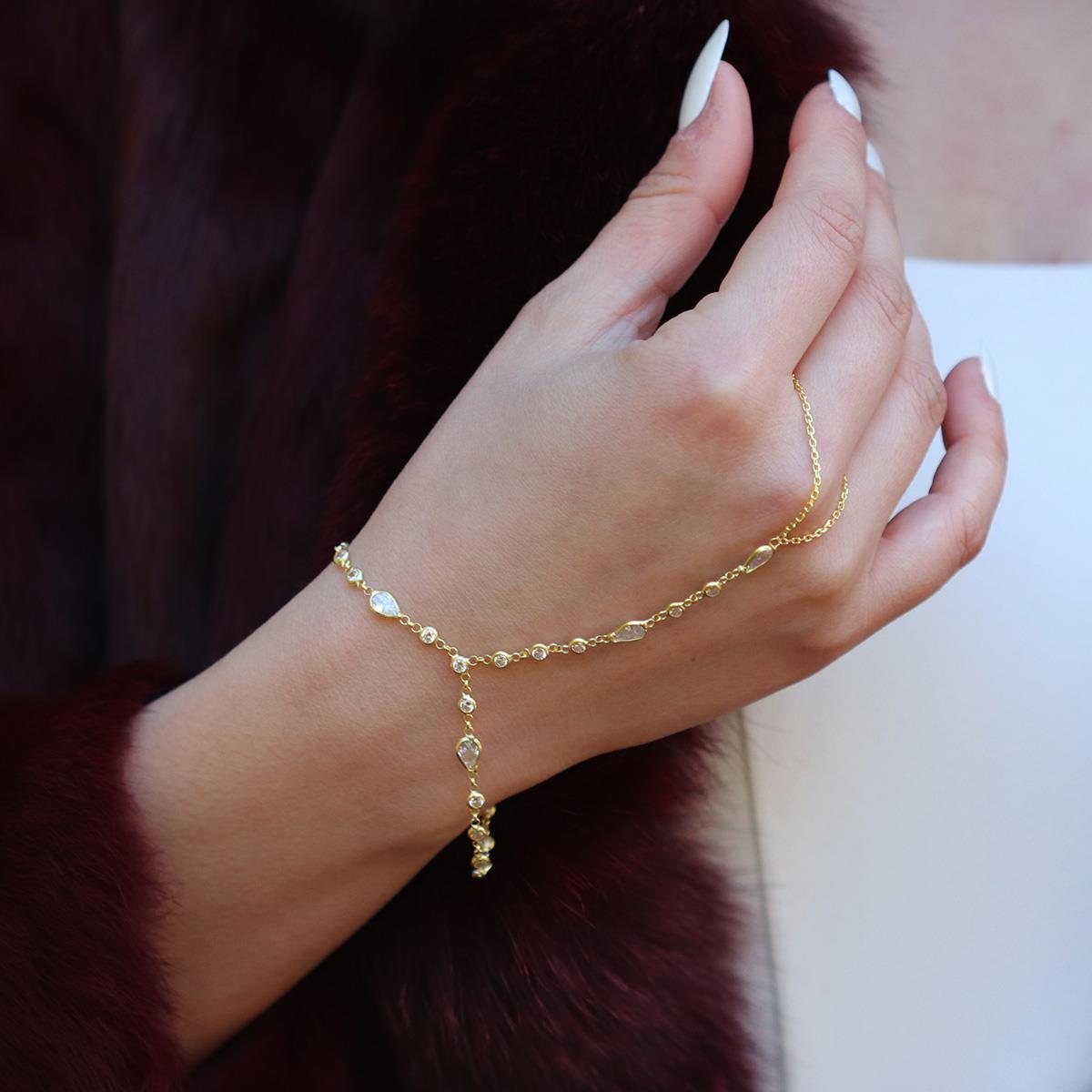 Damla Taşlı Gold Kaplama Gümüş Şahmeran