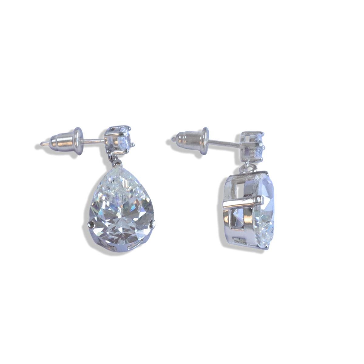 Damla Taşlı Sallantılı Sky Diamond Gümüş Küpe