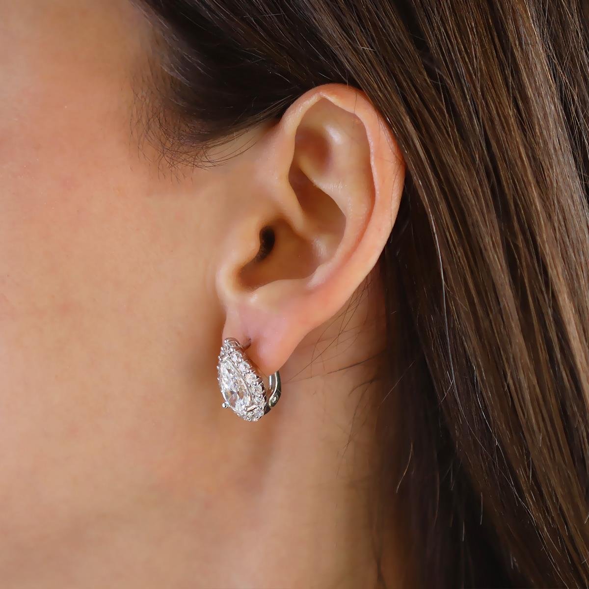 Damla Taşlı Sky Diamond Gümüş Küpe