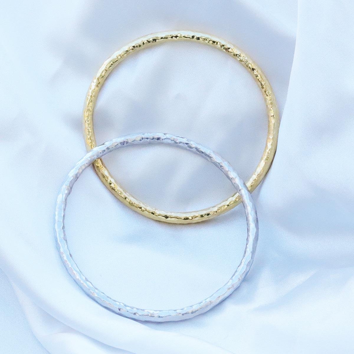 Dövme 4mm 6,5cm Ajda Gümüş Bilezik