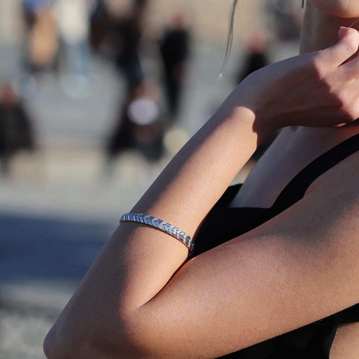 Fizyon Başak Gümüş Bileklik