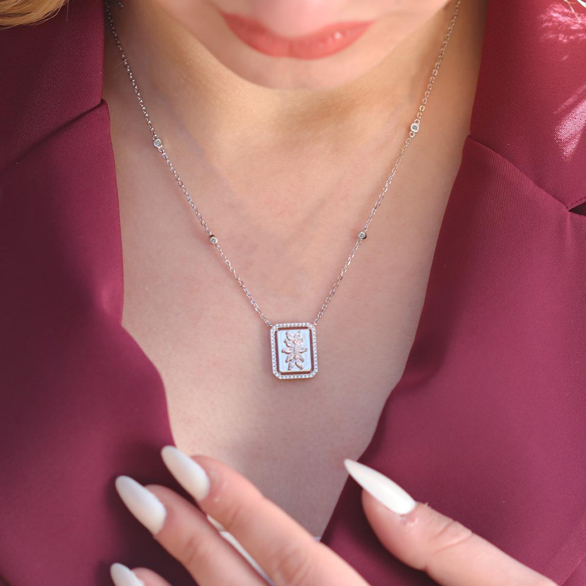 Frame 925 Ayar Gümüş Kolye