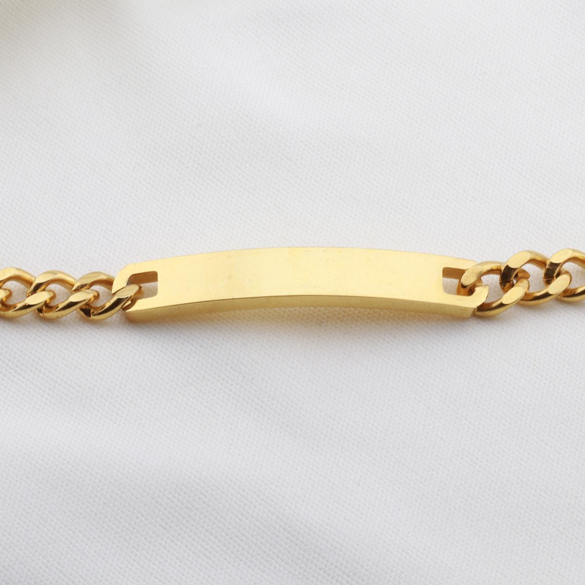 Gold Kaplama Çelik Plaka Künye