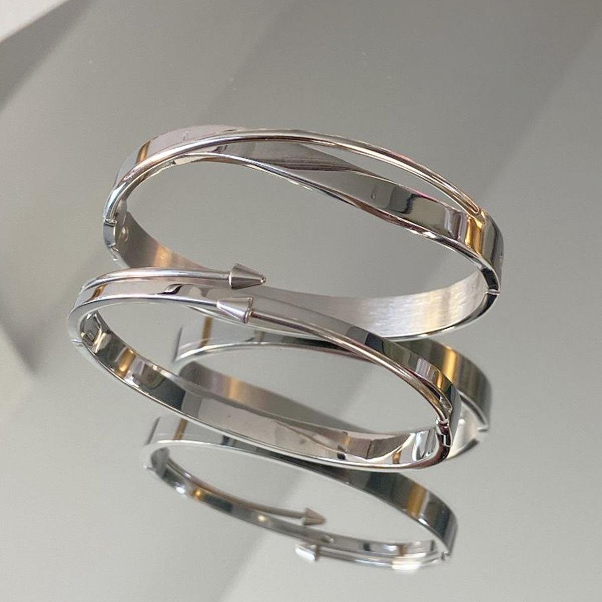 İkili Silver Çelik Kelepçe