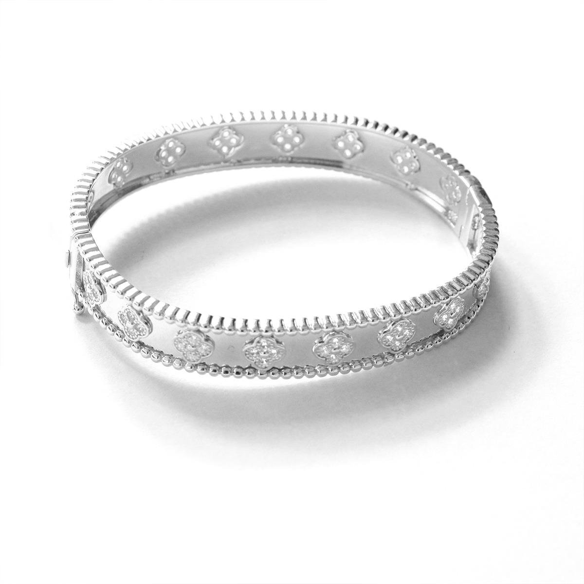 İkonik Alhambra Yonca Gümüş Kelepçe