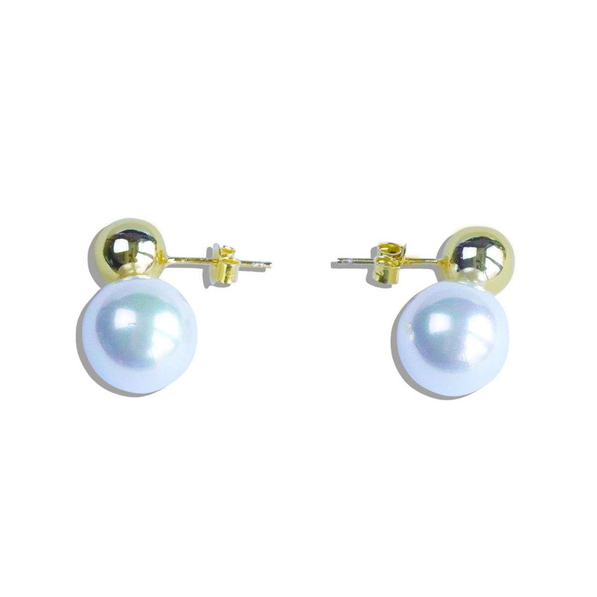 İnci Top Trend  Gümüş Küpe