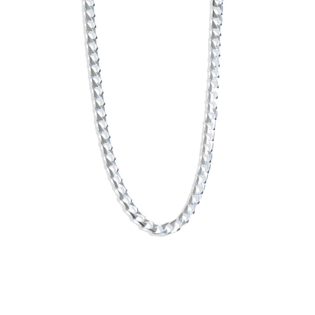 Kare Gurmet Modeli 5mm 65cm Gümüş Zincir