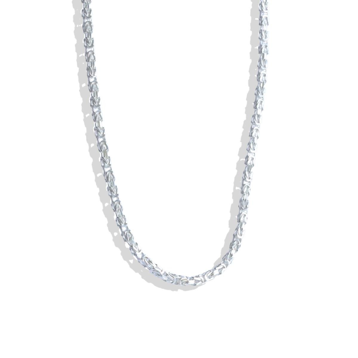 Kral Modeli 3mm 65cm Gümüş Zincir