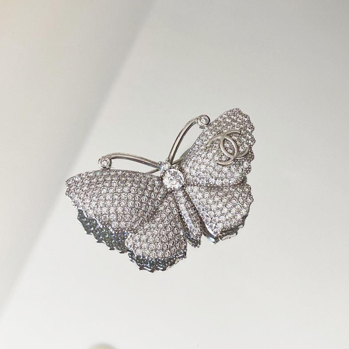 Mikail Meleği Taşlı Çelik Kolye Broş Set