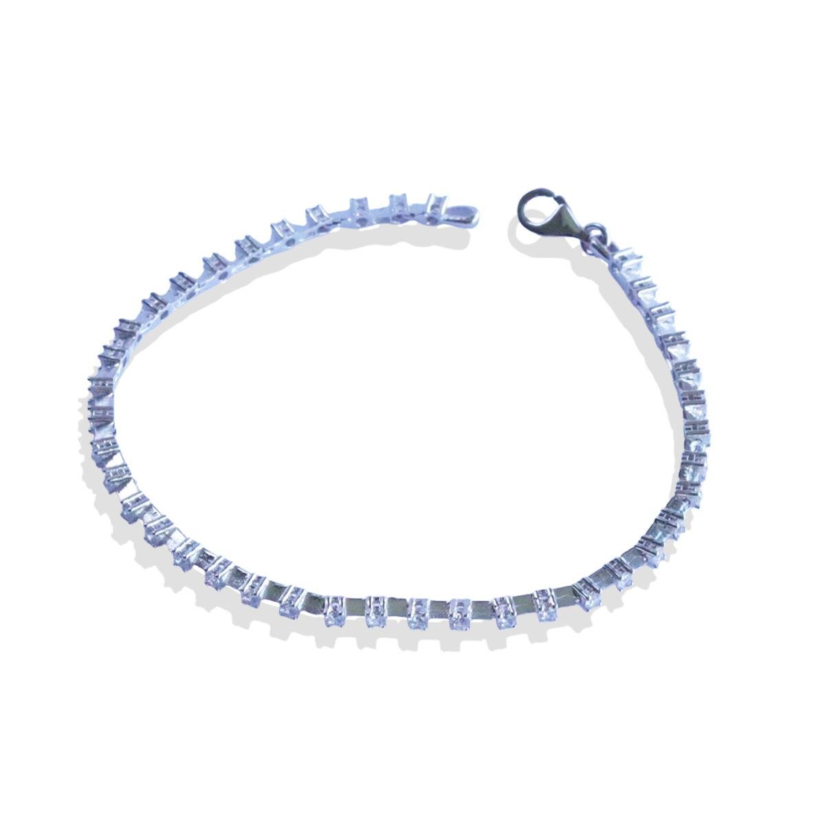 Mini Sıra Taşlı Starlight Diamond Gümüş Bileklik