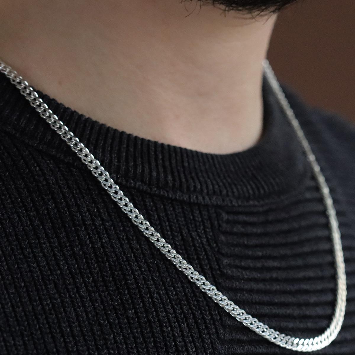 Rambo Modeli 4mm Gümüş Zincir