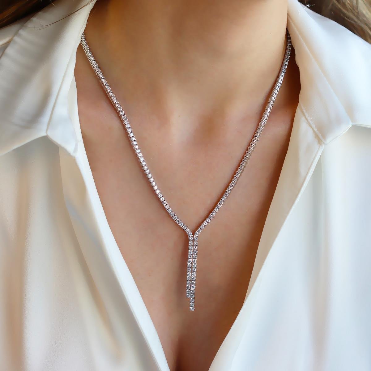 Sarkıt Su Yolu 2,5mm Gümüş Kolye