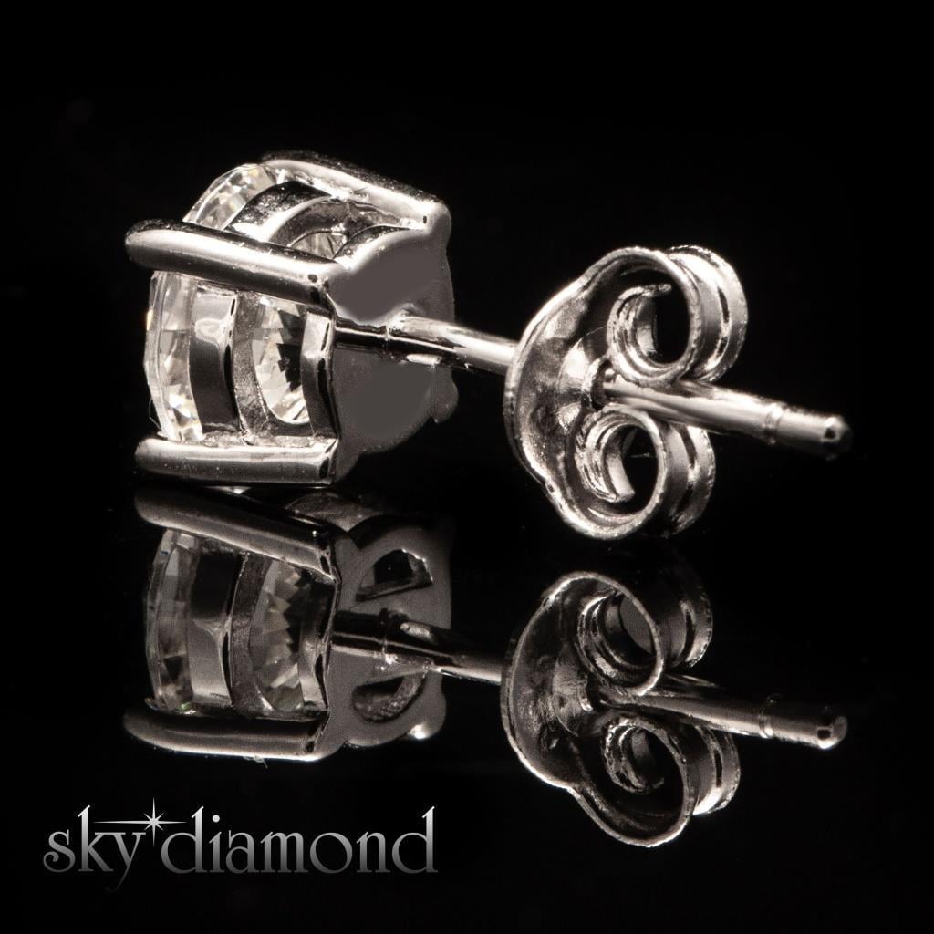 Sky Diamond 0.50ct Tektaş Montür Vidalı Küpe