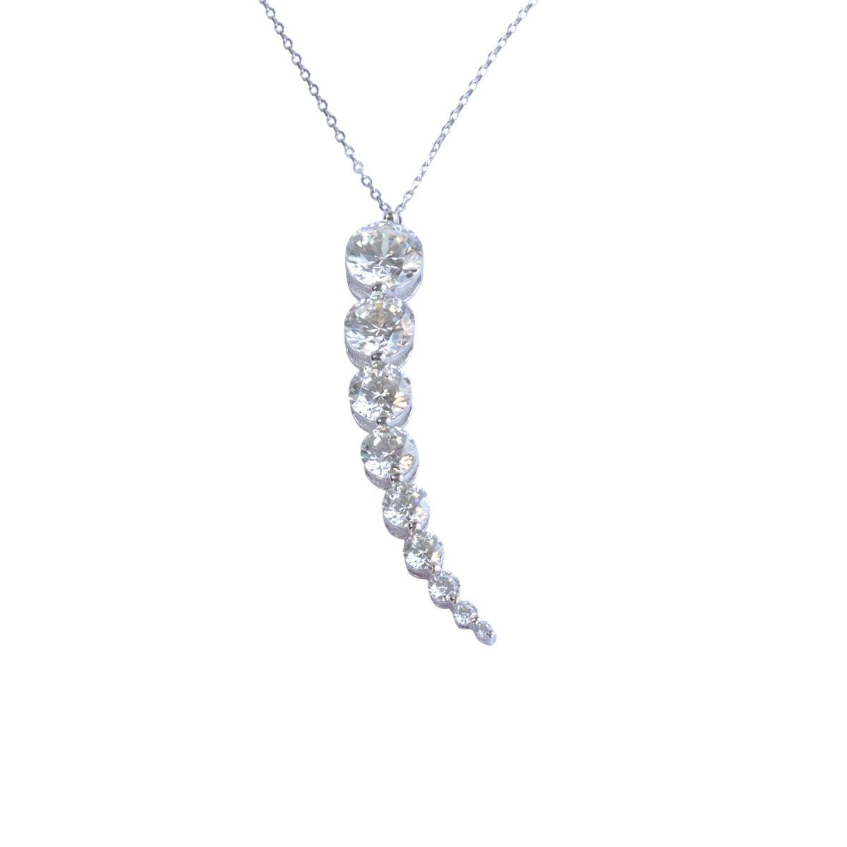 Su Yolu Sky Diamond Gümüş Kolye