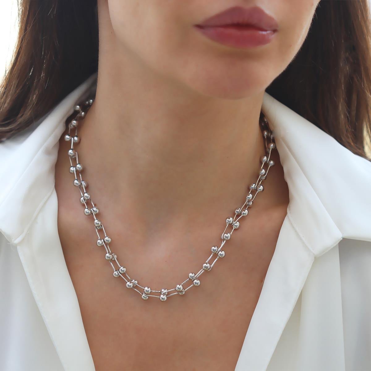 Tffny Model Gümüş Kolye