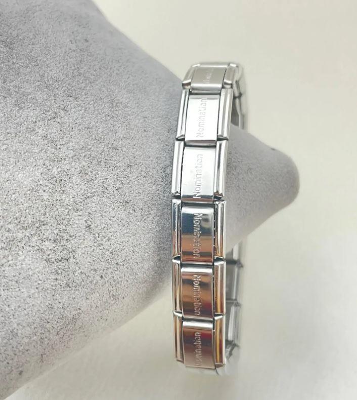 Yazılı Charm Çelik Bileklik