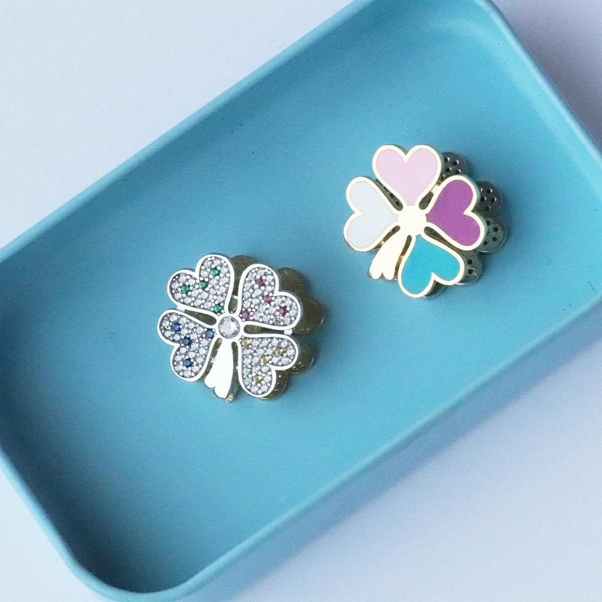 Yonca Harikası Gümüş Küpe