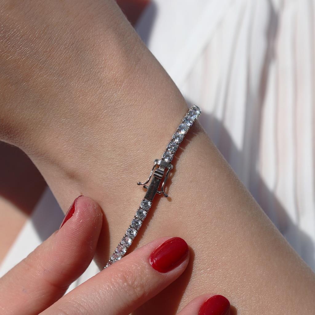 Zirkon Taşlı Su Yolu Bileklik