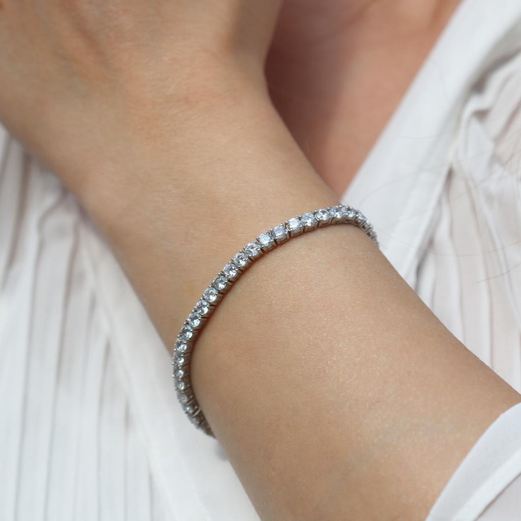 Zirkon Taşlı Su Yolu Bileklik