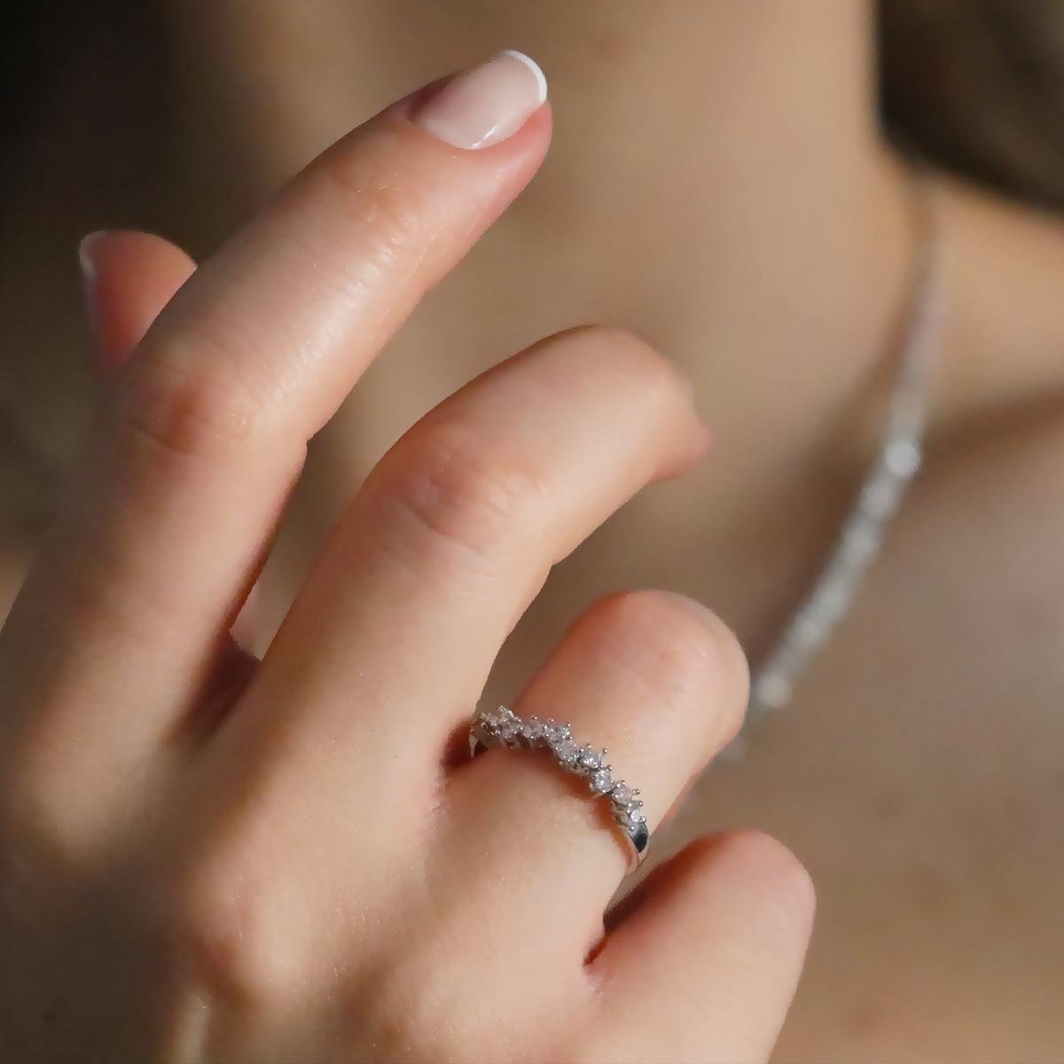 Zirkon Taşlı Zarif 925 Ayar Gümüş Set 