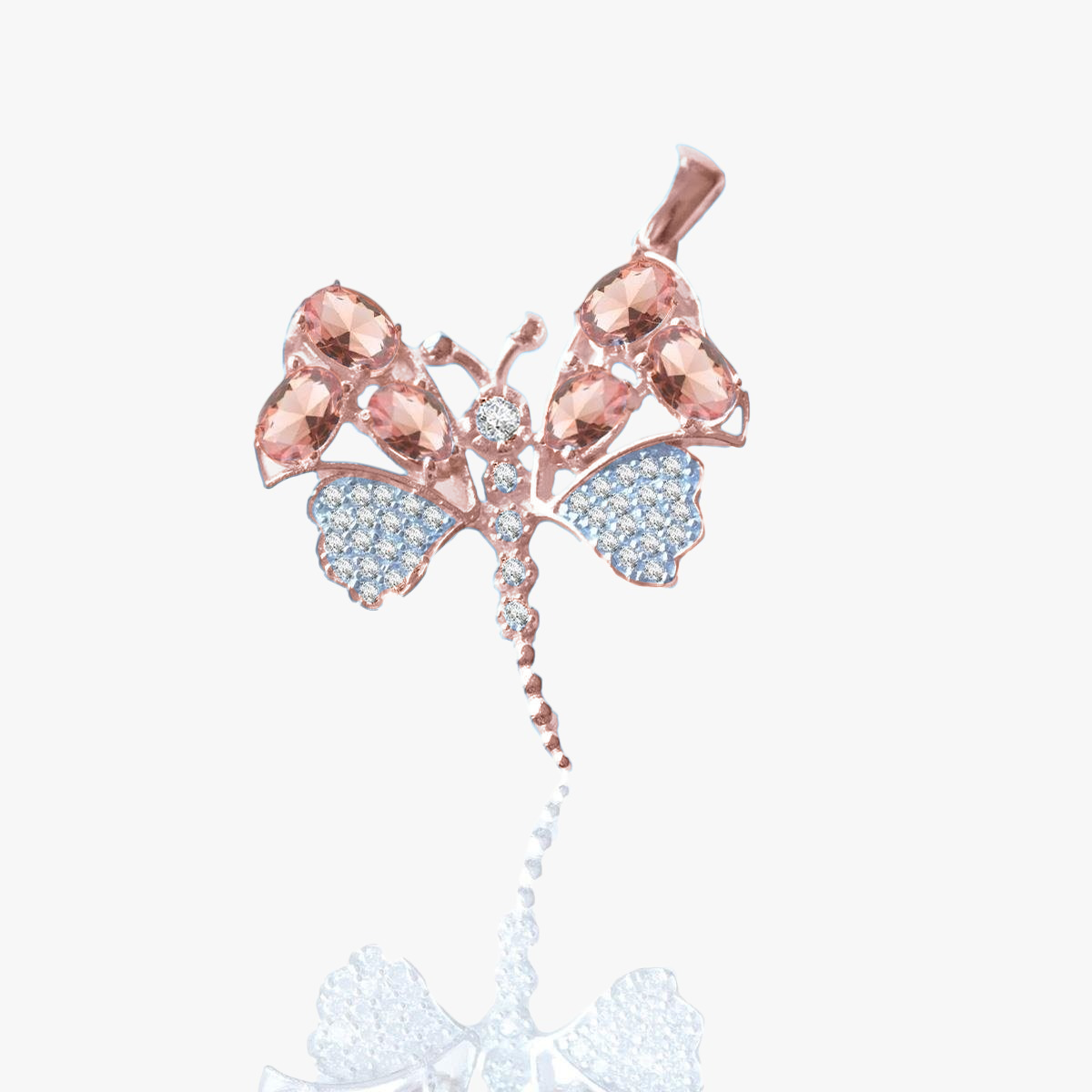 Zultanit Taşlı Yusufçuk Gümüş Kolye Ucu