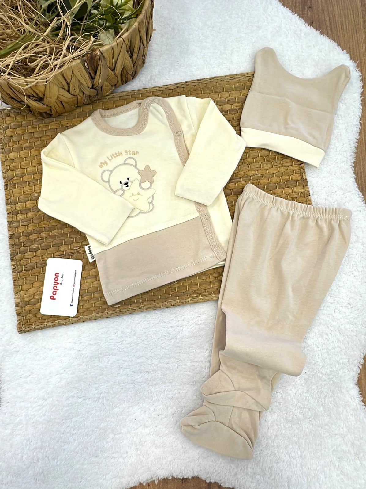 Erkek Bebek Hastane Çıkışı & Zıbın Set