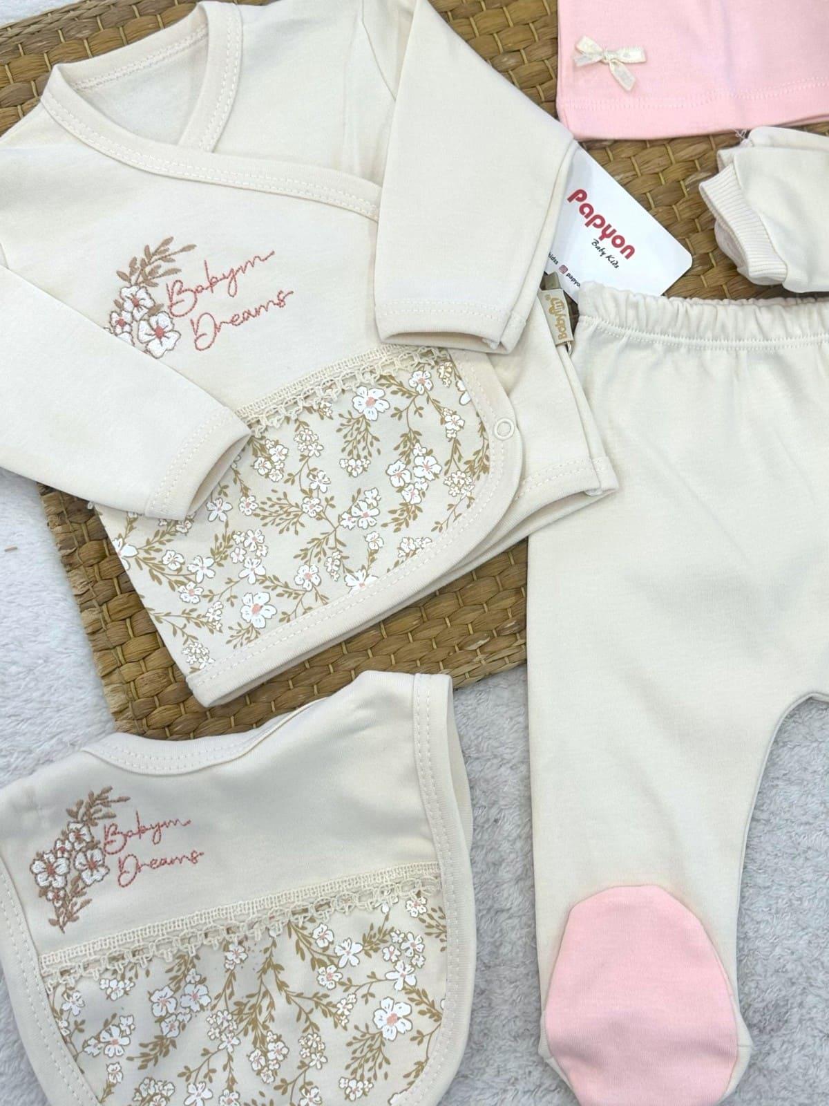 Kız Bebek Hastane Çıkışı & Zıbın Set