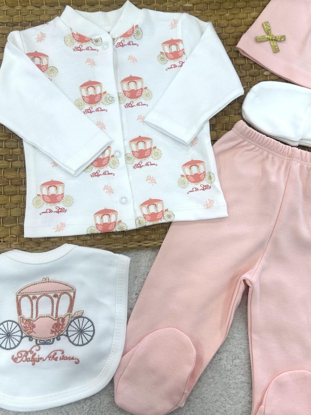 Kız Bebek Hastane Çıkışı & Zıbın Set