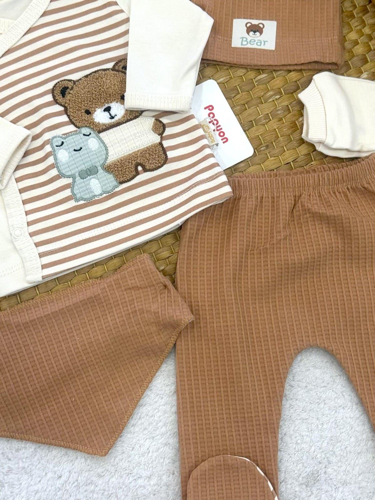 Erkek Bebek Hastane Çıkışı & Zıbın Set