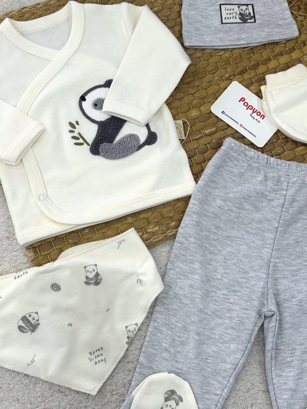 Erkek Bebek Hastane Çıkışı & Zıbın Set