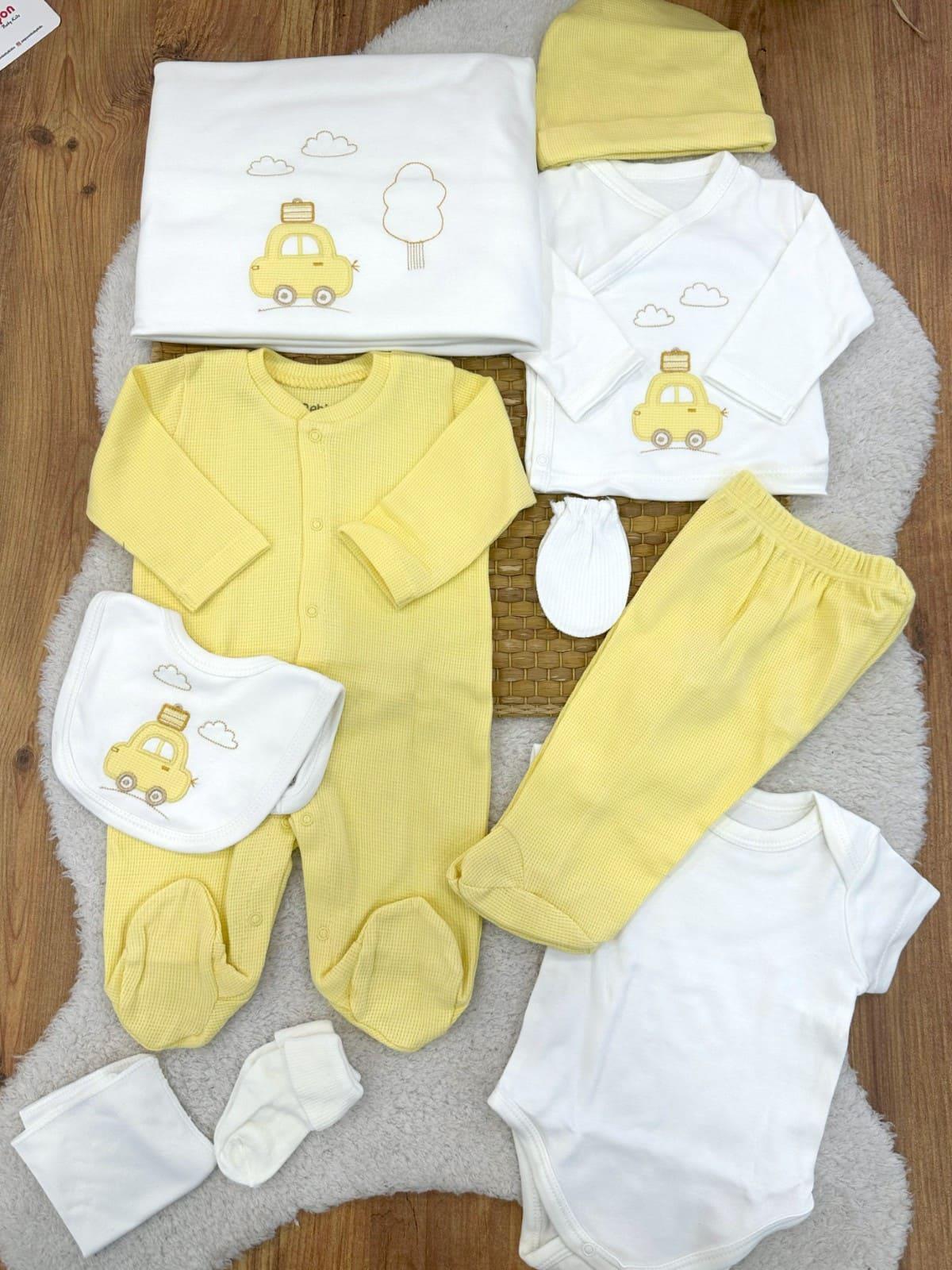 Erkek Bebek Hastane Çıkışı & Zıbın Set