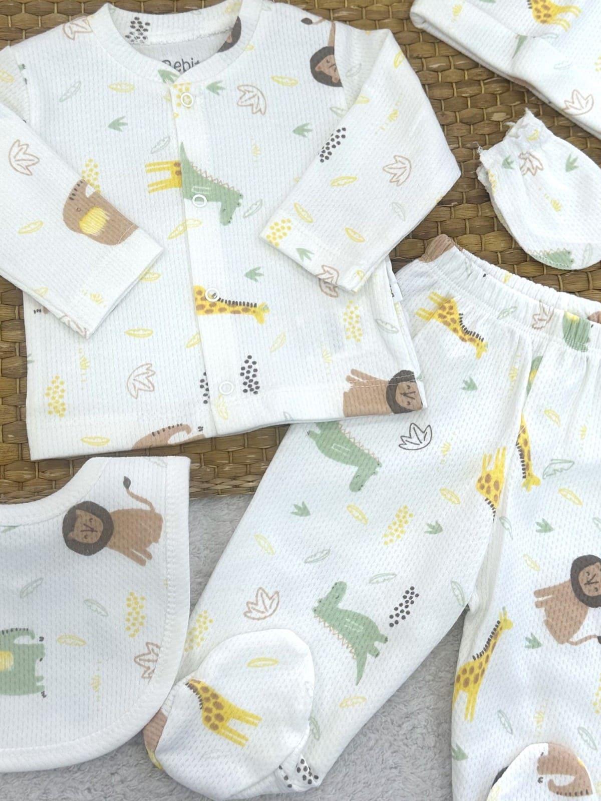 Erkek Bebek Hastane Çıkışı & Zıbın Set