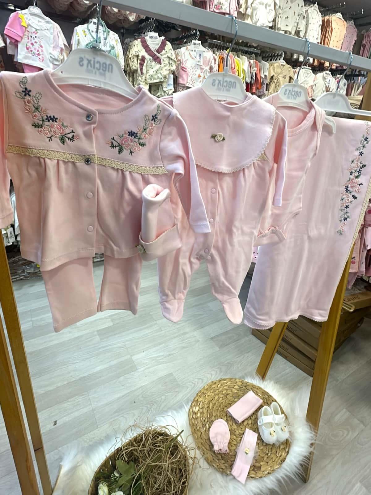 Erkek Bebek Hastane Çıkışı & Zıbın Set