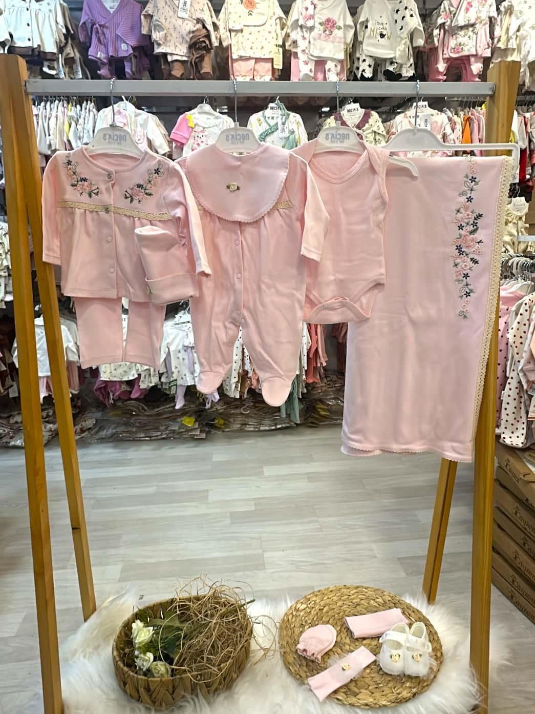 Erkek Bebek Hastane Çıkışı & Zıbın Set