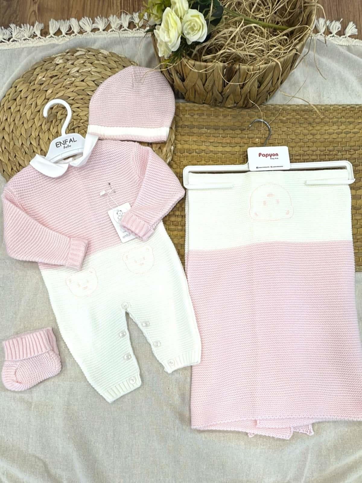 Kız Bebek Hastane Çıkışı & Zıbın Set