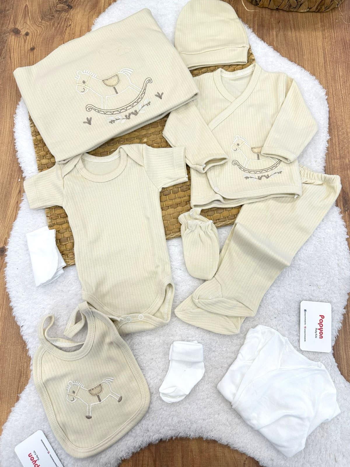 Erkek Bebek Hastane Çıkışı & Zıbın Set