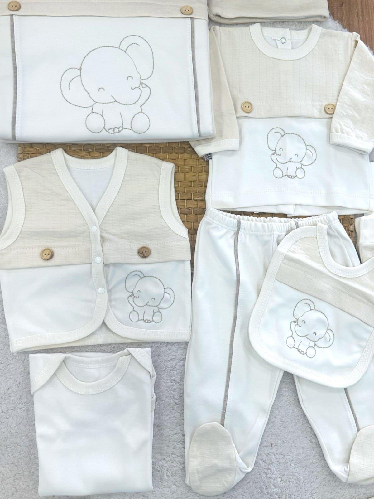 Erkek Bebek Hastane Çıkışı & Zıbın Set