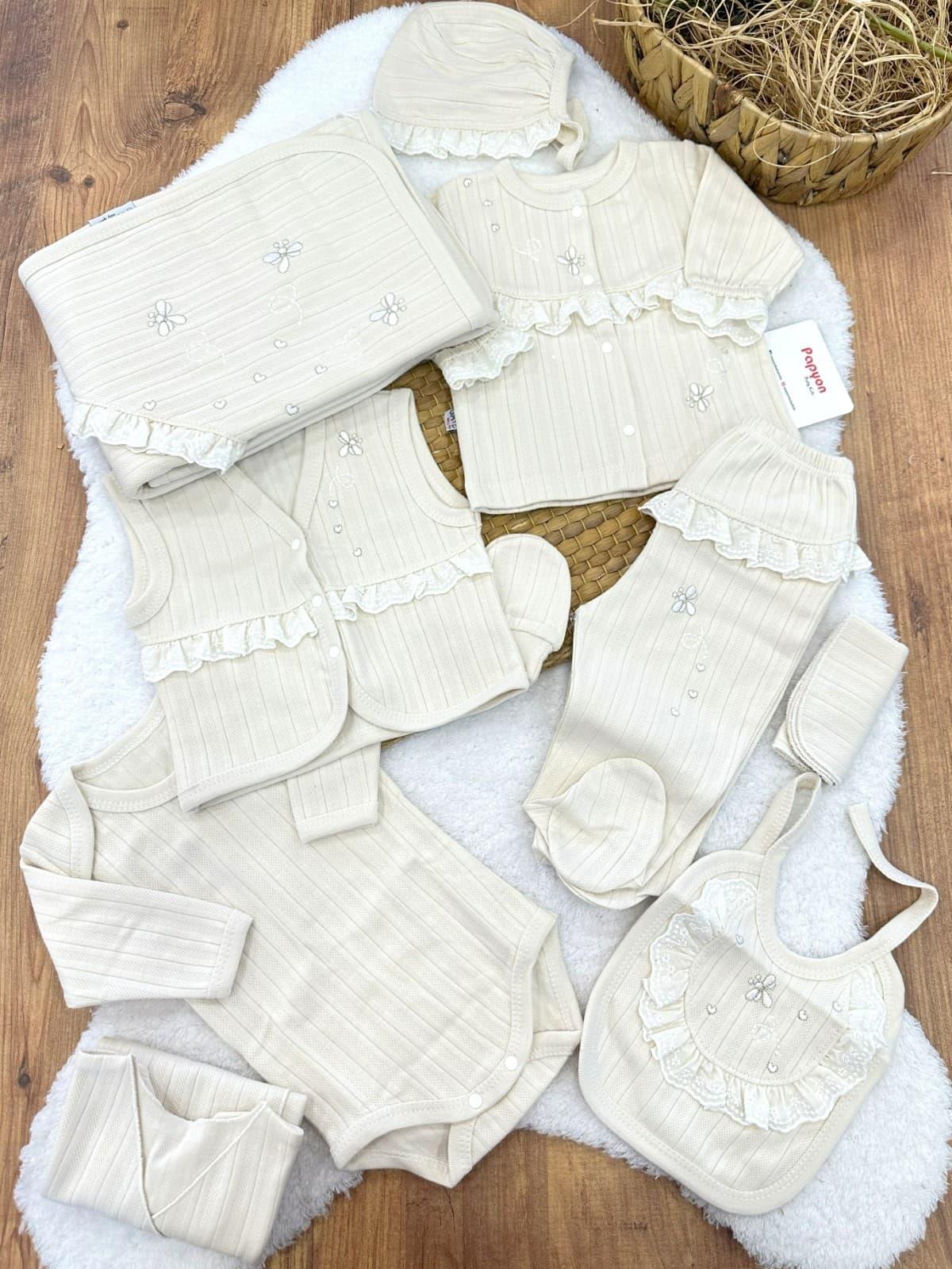 Kız Bebek Hastane Çıkışı & Zıbın Set