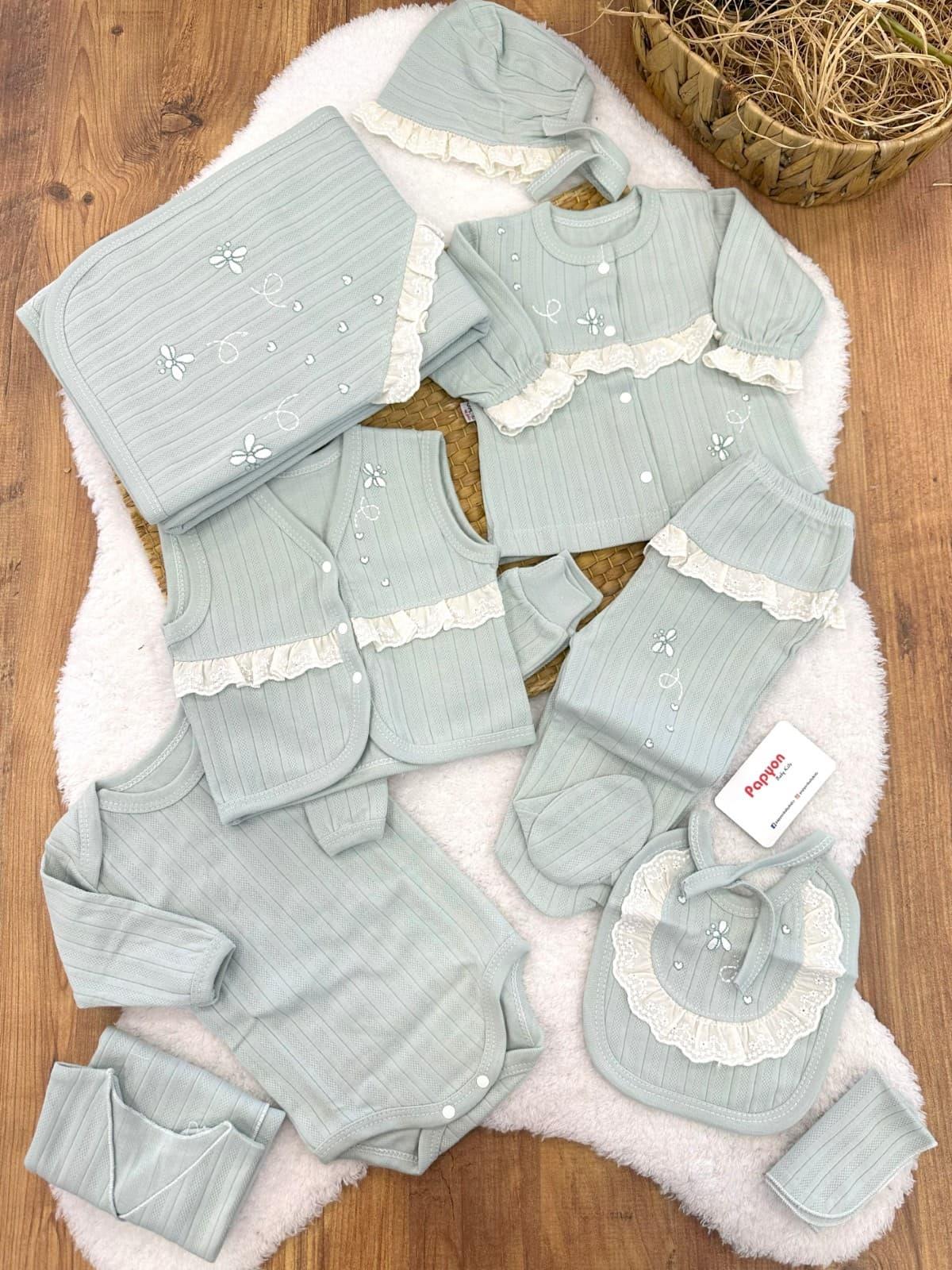 Kız Bebek Hastane Çıkışı & Zıbın Set