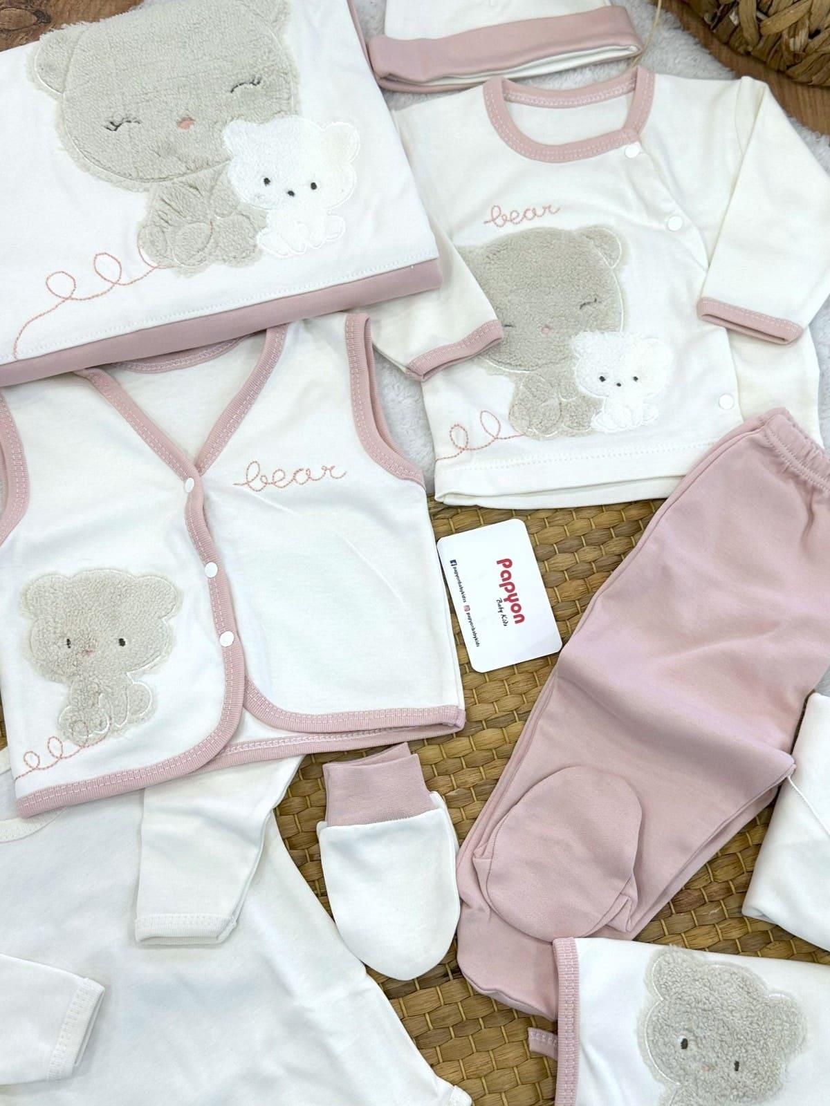 Kız Bebek Hastane Çıkışı & Zıbın Set