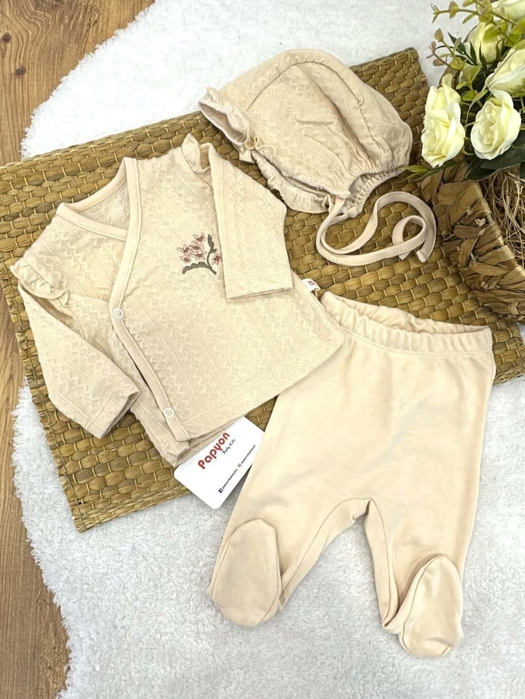 Kız Bebek Hastane Çıkışı & Zıbın Set