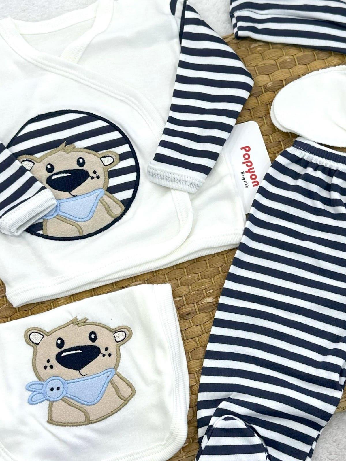 Erkek Bebek Hastane Çıkışı & Zıbın Set