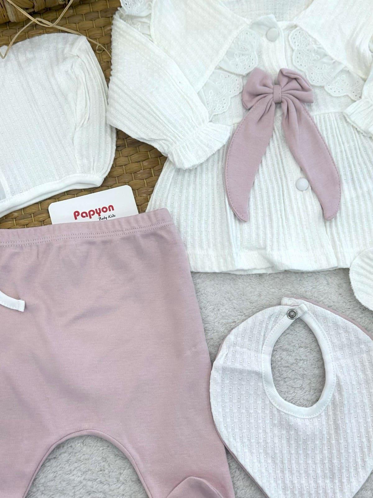 Kız Bebek Hastane Çıkışı & Zıbın Set